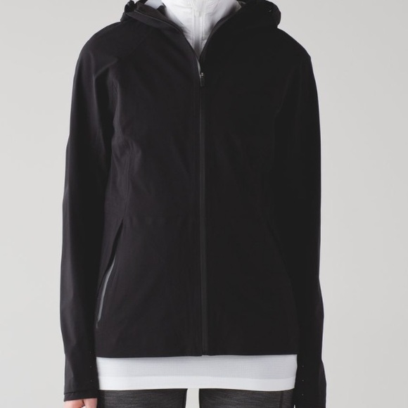 NWT BLACK LULULEMON THE RAIN IS CALLING JACKET - 6 - Picture 4 of 6